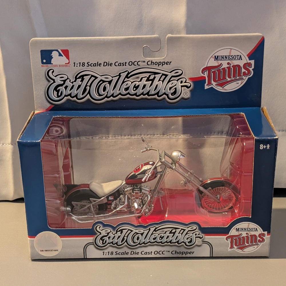 Minnesota Twins Baseball Diecast Motorcycle OCC Chopper